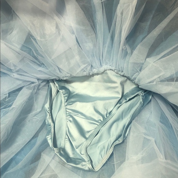 Weissman Shimmering Blue Dance Costume - Picture 4 of 6